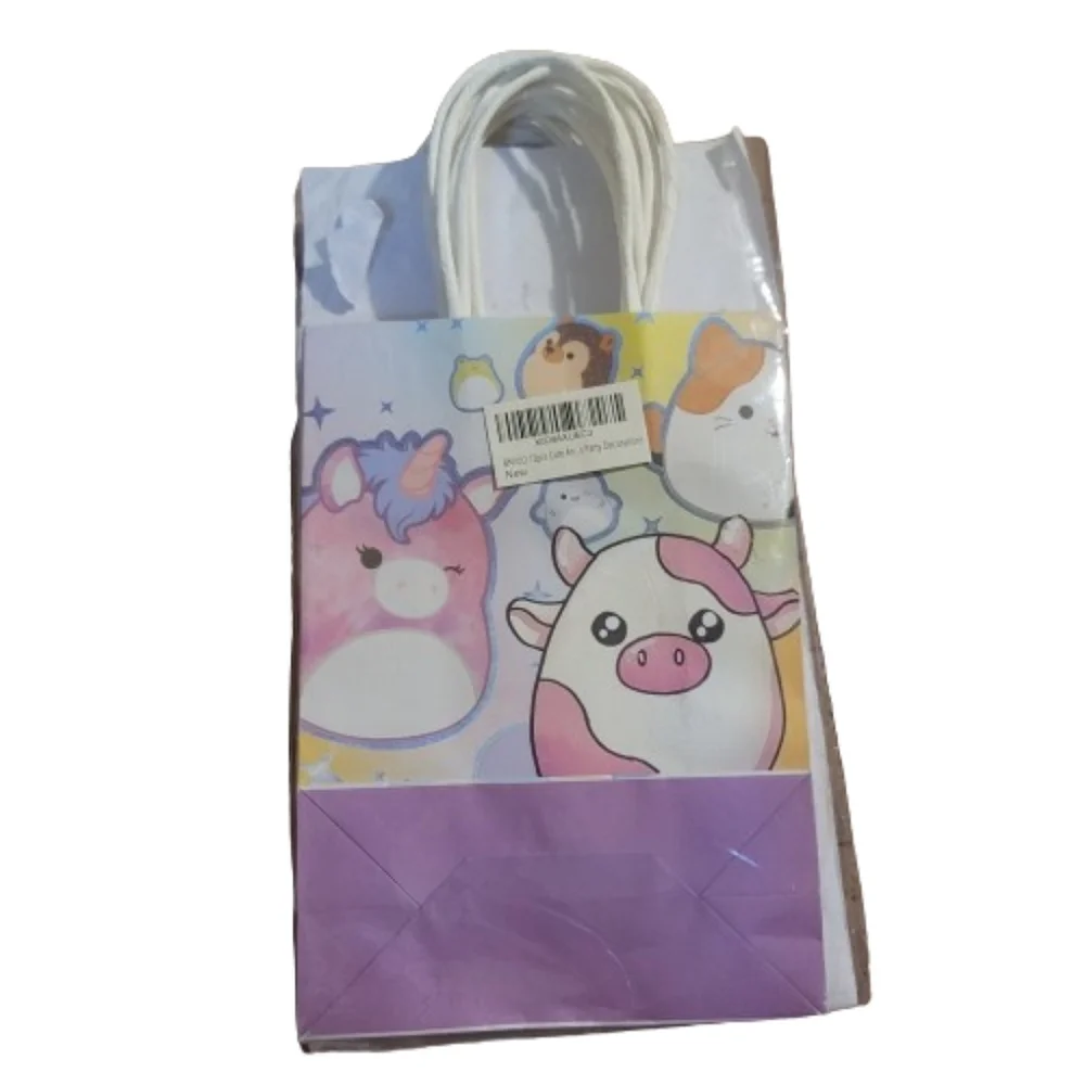 Cute Animal Party Favor Gift Bags with Handles Cute Animal Birthday Party X 12